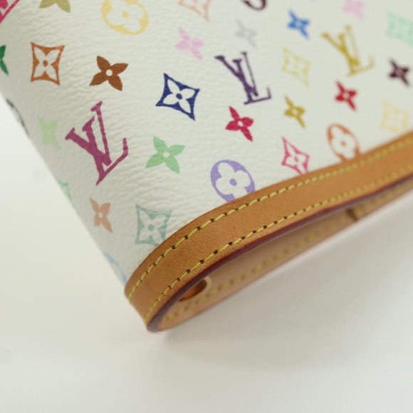 LOUIS VUITTON Multicolor Agenda GM Day Planner Cover White R20894 Auth gh2015SAV