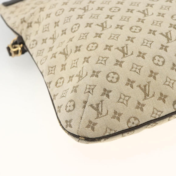 LOUIS VUITTON Monogram Mini Françoise Tote Bag 2way Khaki M92209 LV Auth gh2019