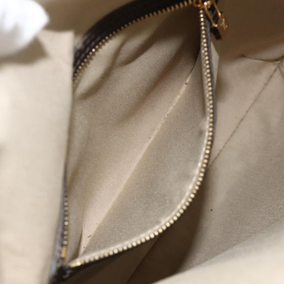LOUIS VUITTON Monogram Mini Françoise Tote Bag 2way Khaki M92209 LV Auth gh2019