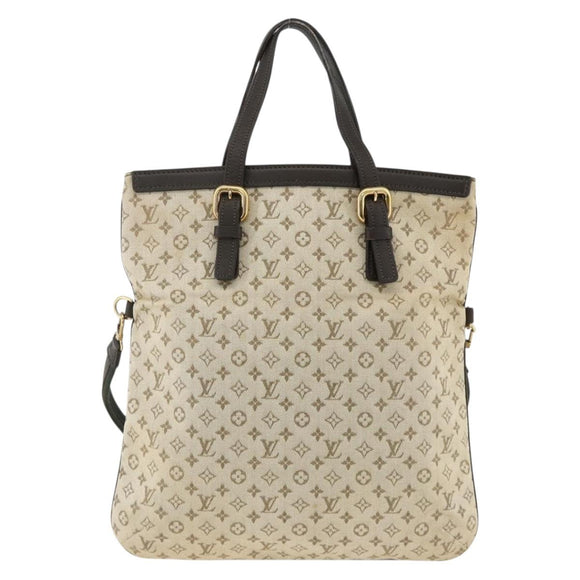 LOUIS VUITTON Monogram Mini Françoise Tote Bag 2way Khaki M92209 LV Auth gh2019