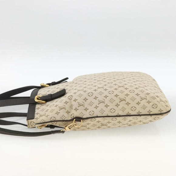 LOUIS VUITTON Monogram Mini Françoise Tote Bag 2way Khaki M92209 LV Auth gh2019