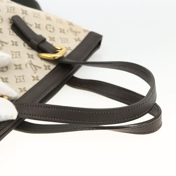 LOUIS VUITTON Monogram Mini Françoise Tote Bag 2way Khaki M92209 LV Auth gh2019