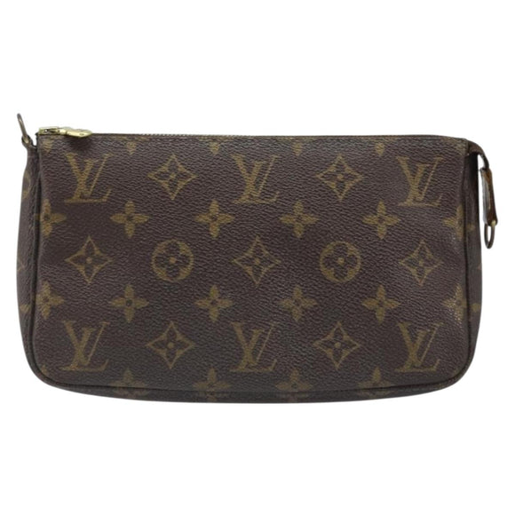 LOUIS VUITTON Monogram Pochette Accessoires Pouch M51980 LV Auth gh2020
