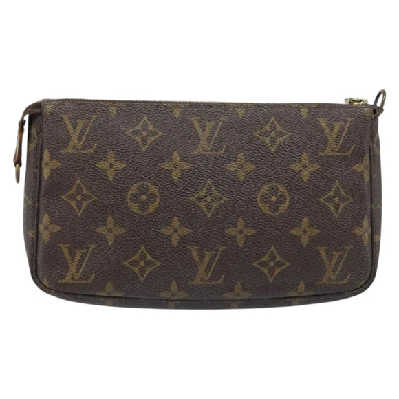 LOUIS VUITTON Monogram Pochette Accessoires Pouch M51980 LV Auth gh2020