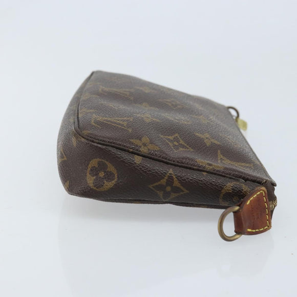 LOUIS VUITTON Monogram Pochette Accessoires Pouch M51980 LV Auth gh2020