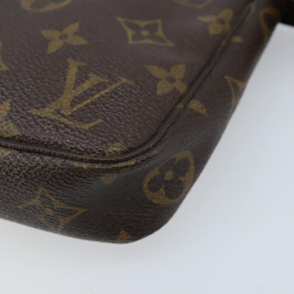 LOUIS VUITTON Monogram Pochette Accessoires Pouch M51980 LV Auth gh2020