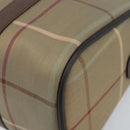 Burberrys Nova Check Hand Bag Canvas Brown Gold Auth gh2024-10