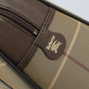 Burberrys Nova Check Hand Bag Canvas Brown Gold Auth gh2024-14