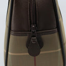 Burberrys Nova Check Hand Bag Canvas Brown Gold Auth gh2024-16