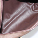 Burberrys Nova Check Hand Bag Canvas Brown Gold Auth gh2024-17
