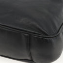 GUCCI Bamboo Shoulder Bag Leather 2way Black Gold 001 1577 Auth gh2025-15