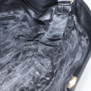 GUCCI Bamboo Shoulder Bag Leather 2way Black Gold 001 1577 Auth gh2025-19