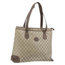 GUCCI GG Supreme Tote Bag PVC Beige Gold 002 39 0172 Auth gh2028-1