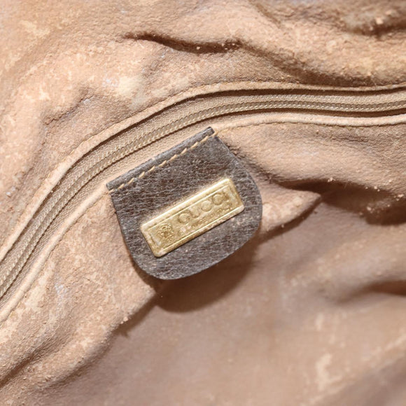 GUCCI GG Supreme Tote Bag PVC Beige Gold 002 39 0172 Auth gh2028