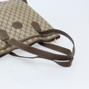 GUCCI GG Supreme Tote Bag PVC Beige Gold 002 39 0172 Auth gh2028-7