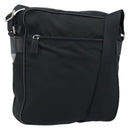 PRADA Shoulder Bag Nylon Black Silver Auth gh2029-1