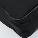 PRADA Shoulder Bag Nylon Black Silver Auth gh2029-16