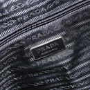 PRADA Shoulder Bag Nylon Black Silver Auth gh2029-19