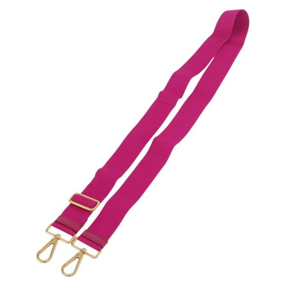PRADA Adjustable Shoulder Strap Canvas 26.8""-50"" Pink Gold Auth gh2036