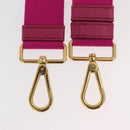 PRADA Adjustable Shoulder Strap Canvas 26.8""-50"" Pink Gold Auth gh2036-10