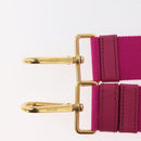 PRADA Adjustable Shoulder Strap Canvas 26.8""-50"" Pink Gold Auth gh2036-15