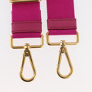 PRADA Adjustable Shoulder Strap Canvas 26.8""-50"" Pink Gold Auth gh2036-3