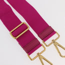 PRADA Adjustable Shoulder Strap Canvas 26.8""-50"" Pink Gold Auth gh2036-4