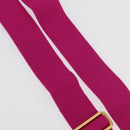 PRADA Adjustable Shoulder Strap Canvas 26.8""-50"" Pink Gold Auth gh2036-5