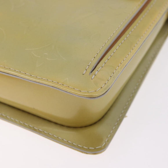 LOUIS VUITTON Monogram Vernis Motto Accessoiretasche Grau M91030 LV Auth gh2037