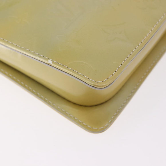 LOUIS VUITTON Monogram Vernis Motto Accessoiretasche Grau M91030 LV Auth gh2037
