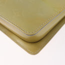 LOUIS VUITTON Monogram Vernis Motto Accessoiretasche Grau M91030 LV Auth gh2037-17