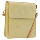 LOUIS VUITTON Monogram Vernis Motto Accessoiretasche Grau M91030 LV Auth gh2037-1