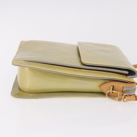 LOUIS VUITTON Monogram Vernis Motto Accessoiretasche Grau M91030 LV Auth gh2037