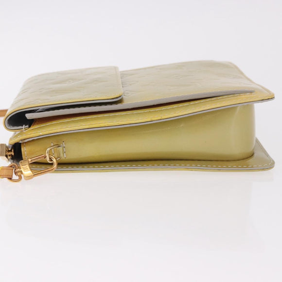 LOUIS VUITTON Monogram Vernis Motto Accessoiretasche Grau M91030 LV Auth gh2037