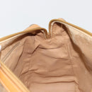 GUCCI Micro GG Supreme Handtasche PVC Beige Gold 002 104 0033 Auth gh2038-22