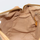 GUCCI Micro GG Supreme Handtasche PVC Beige Gold 002 104 0033 Auth gh2038-23