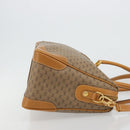 GUCCI Micro GG Supreme Handtasche PVC Beige Gold 002 104 0033 Auth gh2038-3