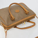 GUCCI Micro GG Supreme Handtasche PVC Beige Gold 002 104 0033 Auth gh2038-6