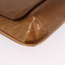 LOUIS VUITTON Monogram Vernis Thompson Street Bag Bronze M91124 LV Auth gh2039-14