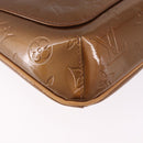 LOUIS VUITTON Monogram Vernis Thompson Street Bag Bronze M91124 LV Auth gh2039-16