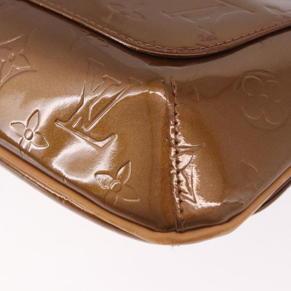LOUIS VUITTON Monogram Vernis Thompson Street Tas Brons M91124 LV Auth gh2039