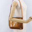 LOUIS VUITTON Monogram Vernis Thompson Street Bag Bronze M91124 LV Auth gh2039-23