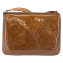 LOUIS VUITTON Monogram Vernis Thompson Street Bag Bronze M91124 LV Auth gh2039-2