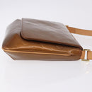 LOUIS VUITTON Monogram Vernis Thompson Street Bag Bronze M91124 LV Auth gh2039-3