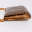 LOUIS VUITTON Monogram Vernis Thompson Street Bag Bronze M91124 LV Auth gh2039-4
