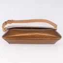 LOUIS VUITTON Monogram Vernis Thompson Street Bag Bronze M91124 LV Auth gh2039-5