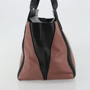 Chloe Alice Hand Bag Leather Pink Gold Auth gh2042-4