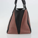 Chloe Alice Hand Bag Leather Pink Gold Auth gh2042-5
