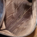 CELINE Macadam Canvas Boston Bag PVC Beige Gold Auth gh2046-22