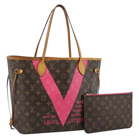 LOUIS VUITTON Monogram Neverfull MM Tote Bag Grenard M41602 LV Auth gh2049A